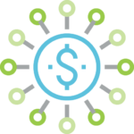 line art of dollar sign